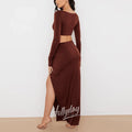 LaPose Fashion - Anita Long Skirt Set - Beach Dresses, Casual Dresses, Clothing, Daytime Dresses, Dresses, Going Out Dresses, Influencer, Lo