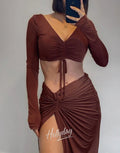 LaPose Fashion - Anita Long Skirt Set - Beach Dresses, Casual Dresses, Clothing, Daytime Dresses, Dresses, Going Out Dresses, Influencer, Lo