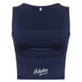 Chisom Retro Drawstring Two-Piece Set Navy Blue Top / S