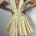 Eastyn Floral Mini Dress Hollyday Boutique