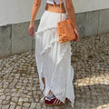 Fatma Ruffle Maxi Skirt Alees Fashion aleesfashion.com