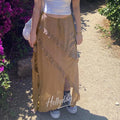 Fatma Ruffle Maxi Skirt Alees Fashion aleesfashion.com