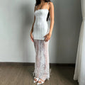 Jazlin Lace Maxi Dress Hollyday Boutique