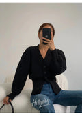 LaPose Fashion - Licio Cardigan Sweater - Clothing, Fall22, home3, Knitted Tops, Long Sleeve Tops, Sweaters, Tops, Tops/Sweatshirts