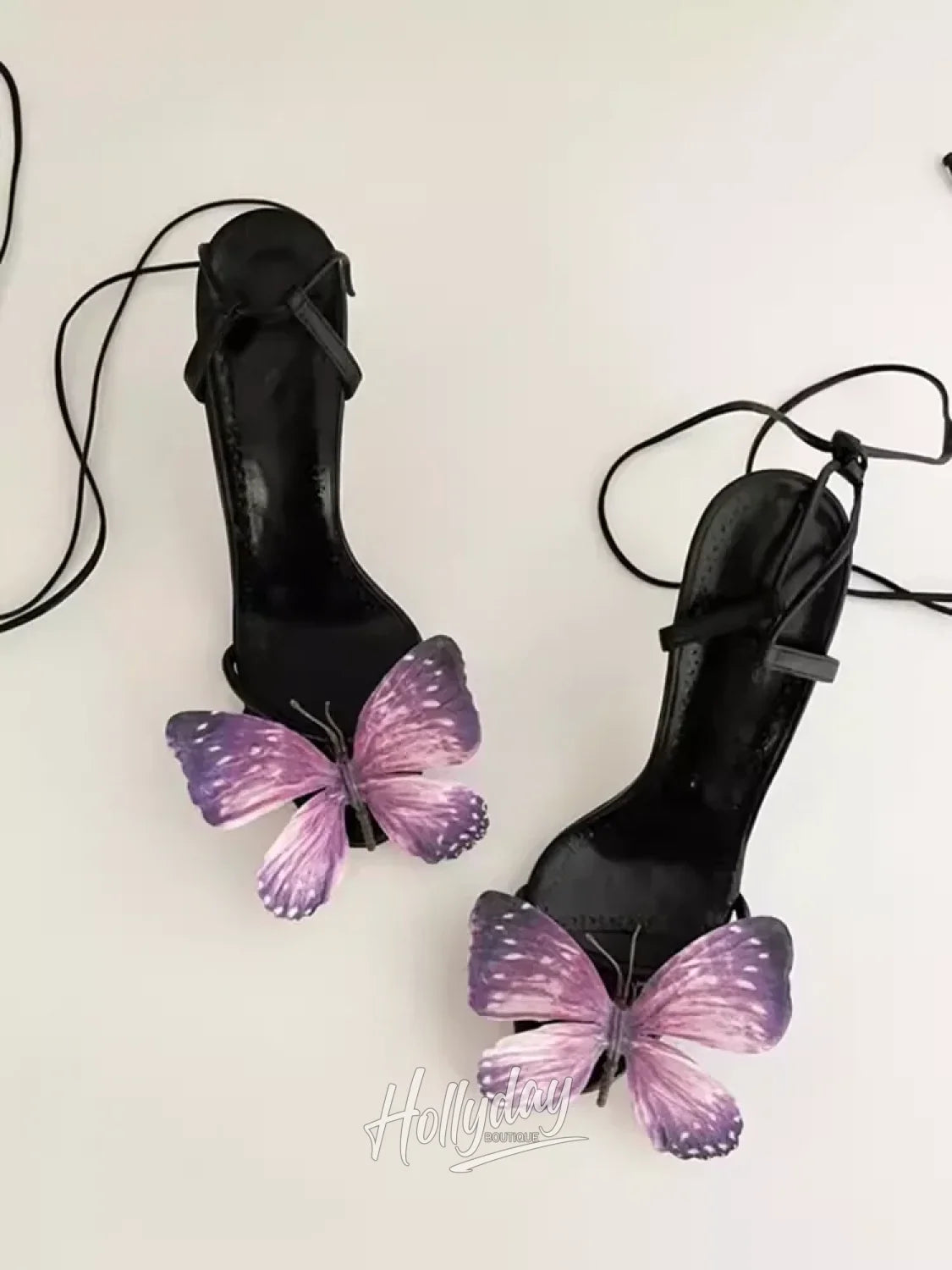 Lyla Butterfly Heels Hollyday Boutique