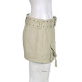 LaPose Fashion - Dominika Cargo Short Skirt - Bottoms, Clothing, Mini Skirts, Short Skirts, Skirts