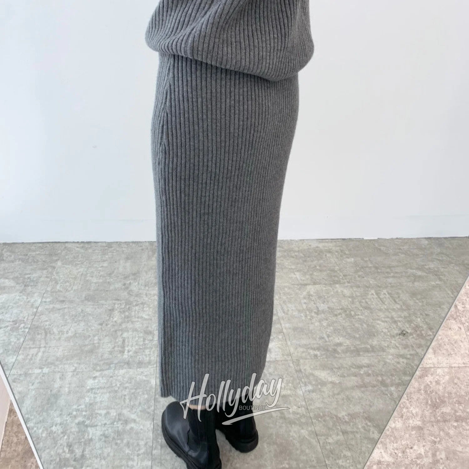 LaPose Fashion - Stansie Knit Skirt Set - Autumn Clothes, Casual Sets, Clothing, Fall Clothes, Knitted Dresses, Knitted Sets, Knitted Skirts, 