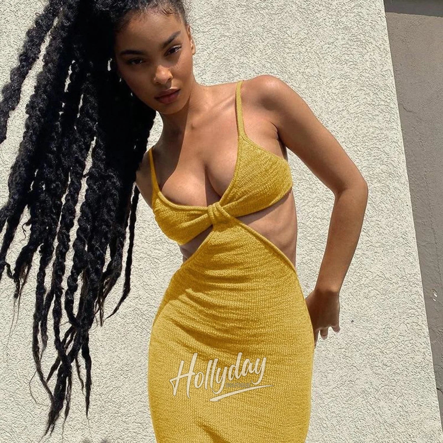 LaPose Fashion - Tracy Knit Maxi Dress - Casual Dresses, Clothing, Daytime Dresses, Dresses, Elegant Dresses, Influencer, Maxi Dresses, Sexy 