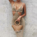 LaPose Fashion - Tracy Knit Maxi Dress - Casual Dresses, Clothing, Daytime Dresses, Dresses, Elegant Dresses, Influencer, Maxi Dresses, Sexy 